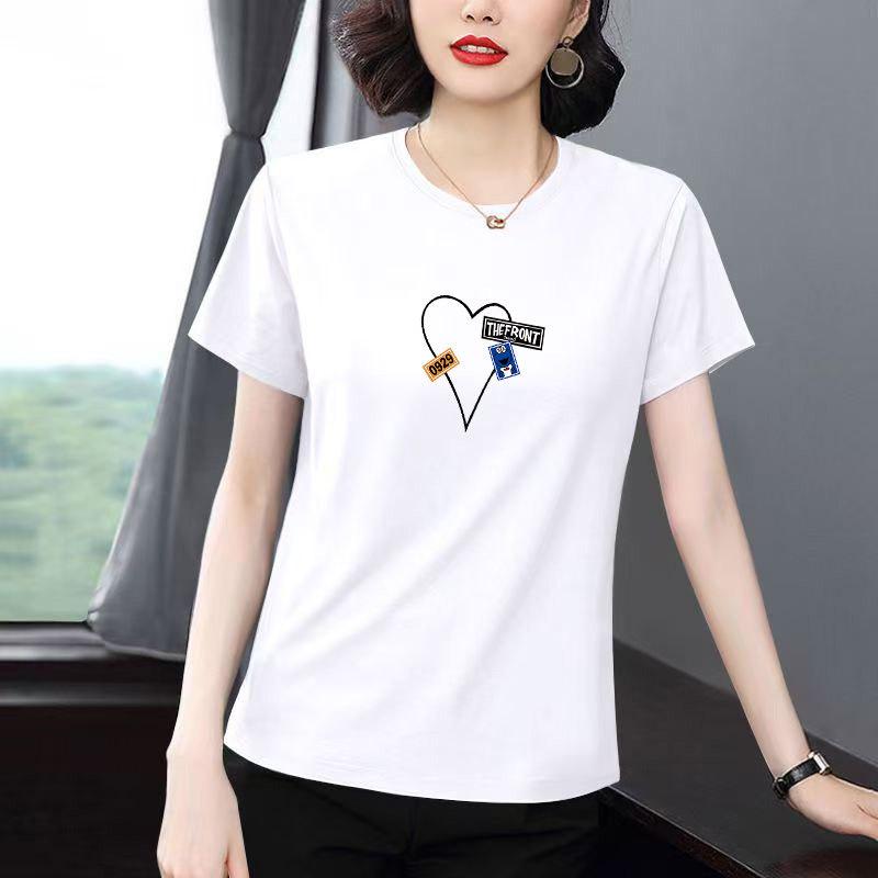 Women's Summer 2026 Short-Sleeve T-Shirt: Fashionable Loose Fit, Plus Size, Versatile Top