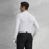 FILA Golf Series Simple Classic Fashion Sports Comfortable Long Sleeve Polo Shirt Men tops Jade-White A11M615206FWT