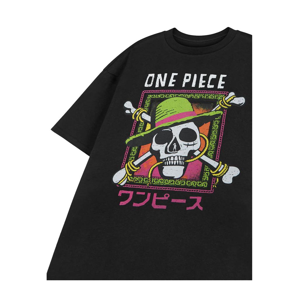 One Piece Mens Skull Short-Sleeved T-Shirt