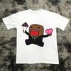 2026 Domo Kun Funny Pattern Daily Print T-Shirts Men and Women Simple Color Casual Versatile G