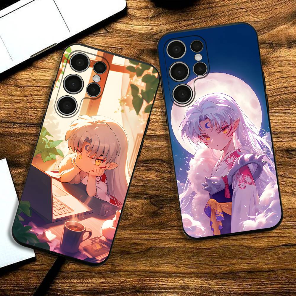 Kawaii S-Sesshomaru Phone Case For Samsung S24 25 23 22 21 20 Plus Ultra 5G Lite Shockproof Cover