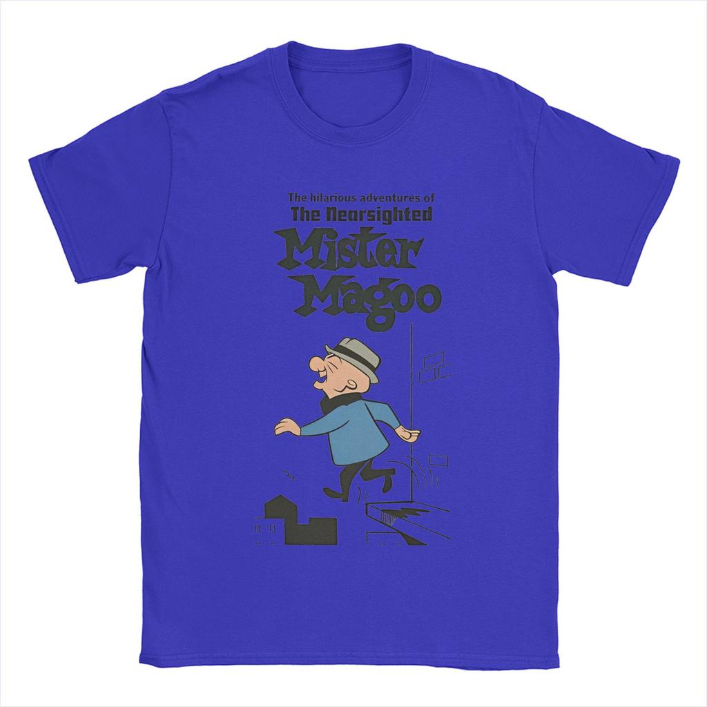 Men Women Print Mr. Magoo Funny T Shirt Tee Cotton  T-shirts Clothing