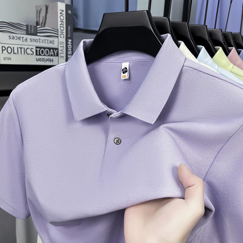 Short Sleeve T-Shirtpolo Men's Summer Lapel Collar Casual Top