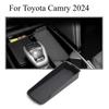 For Toyota Camry 2024 Central Control Armrest Box Storage Box Wireless Charging Silicone Pad Stowing Tidying Accessories
