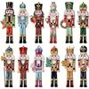Wooden Nutcracker Decorative Set-Perfect for Christmas Gifts, Party Decorations, and Home Decor