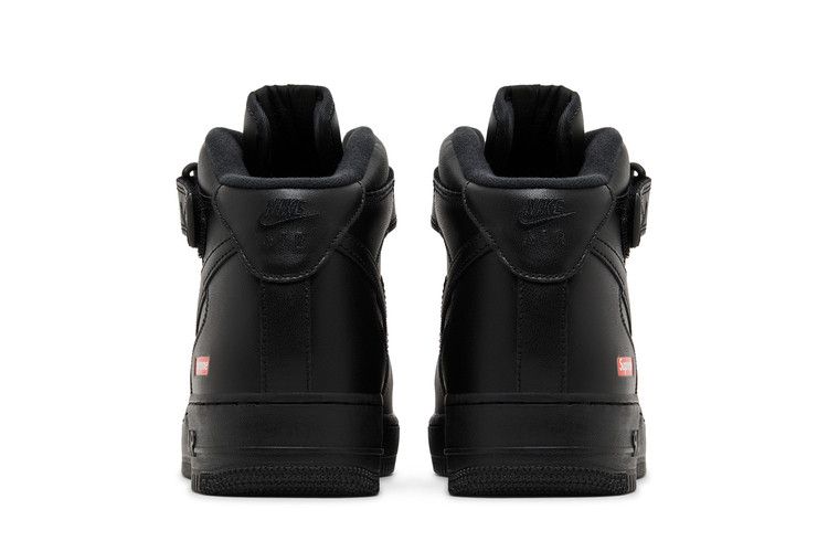 Men's Sneakers Nike Air Force 1 Mid Supreme Black Black/Black-Black