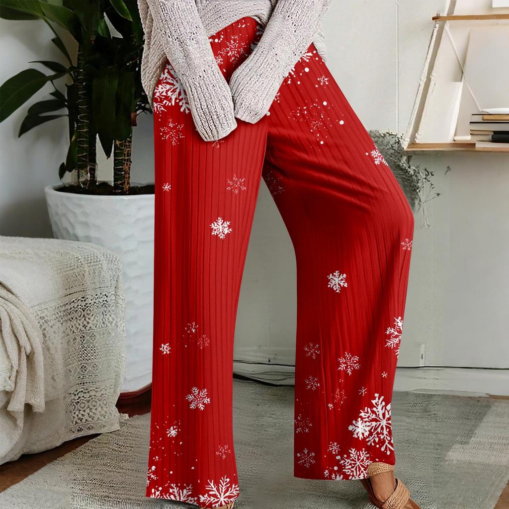 Pajama Pants, Sleepwear, Casual Drawstring Elastic Waist Pants, Comfortable Straight-leg Loose Pants