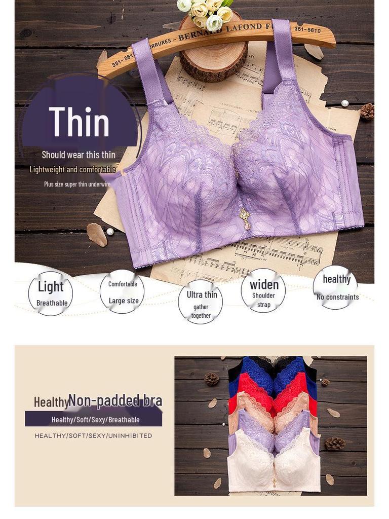 Adjustable Push-Up Anti-Sagging Plus Size Women's Bra