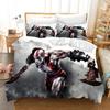 Digital Game God of War Bedding Set Boys Girls Twin Queen Size Duvet Cover Pillowcase Bed Boys Adult Fashion Home Textileextile