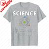 Science Its Like Magic BUT Real Geek Atom Scientist Graphic TShirt Small Funny Casual Top for Nerds Students Physics Lovers
