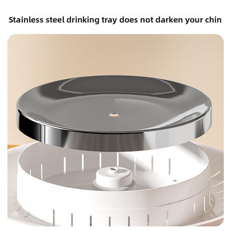 New Pet Large-capacity Stainless Steel Cake Cat Automatic Water Dispenser Dog Electric Circulating Live Water Dispenser