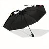 1pc Wednesday Hello Kitty Automatic Opening and Closing Umbrella - Lightweight 3-Fold Design, Suitable for Fans, Travel, Daily Use - Official Product,