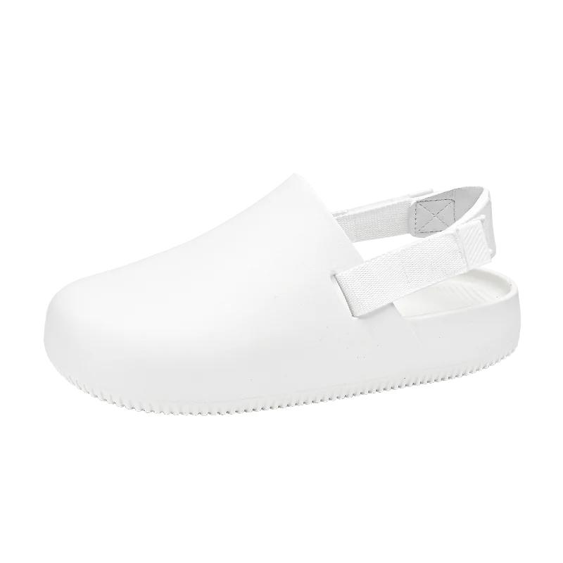 Baotou Slippers for Men In Summer, Thick Soled Non Slip Sandals for Outdoor Wear, Lightweight and Breathable Casual Beach Shoes