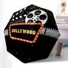 1pc Hollywood Filmstrip Themed High-quality Umbrella,Automatic Opening and Closing Umbrella,Multi-functional Umbrella G0811184