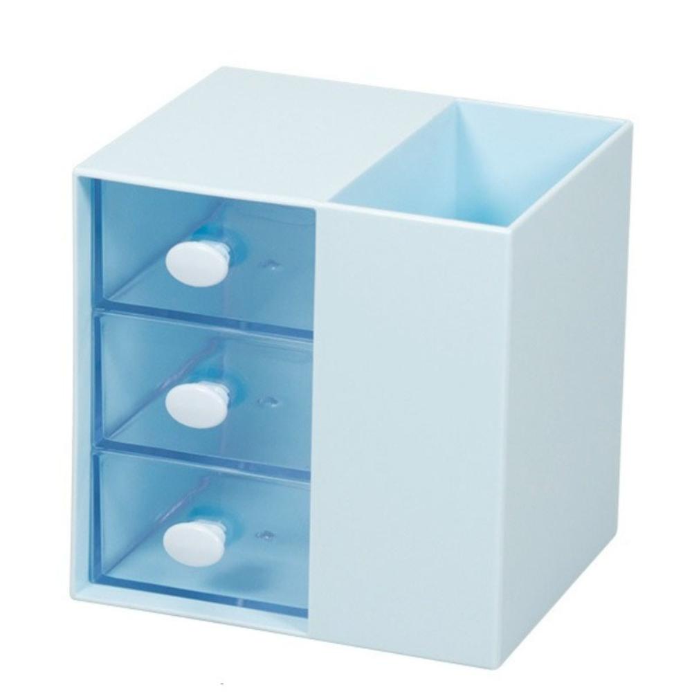 Stackable Desktop Pen Holder Multi Functional Jewelry Organizer Box  School