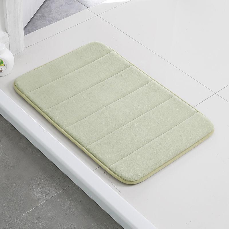 Bath Mat Bathroom Carpet Water Absorption Rug Shaggy Memory Foam Bathroom Mat Kitchen Floor Bathroom Rugs and Mat Set Shower Mat