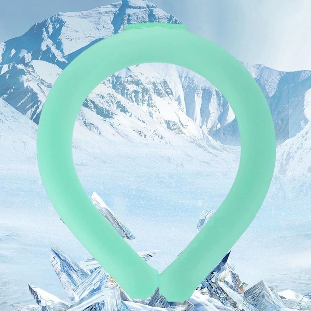 Portable Summer Cooler Neck Cooling Ring Reusable Neck Massager Sunstroke Prevention Lasting Neck Wearable Gel Ice Pack