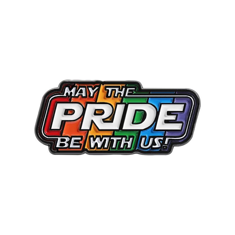 LGBTQ Rainbow Enamel Pin You’re Safe With Me Pride Metal Brooches Lapel Badges Jewelry Gift for Gay Homosex Lesbian Friends