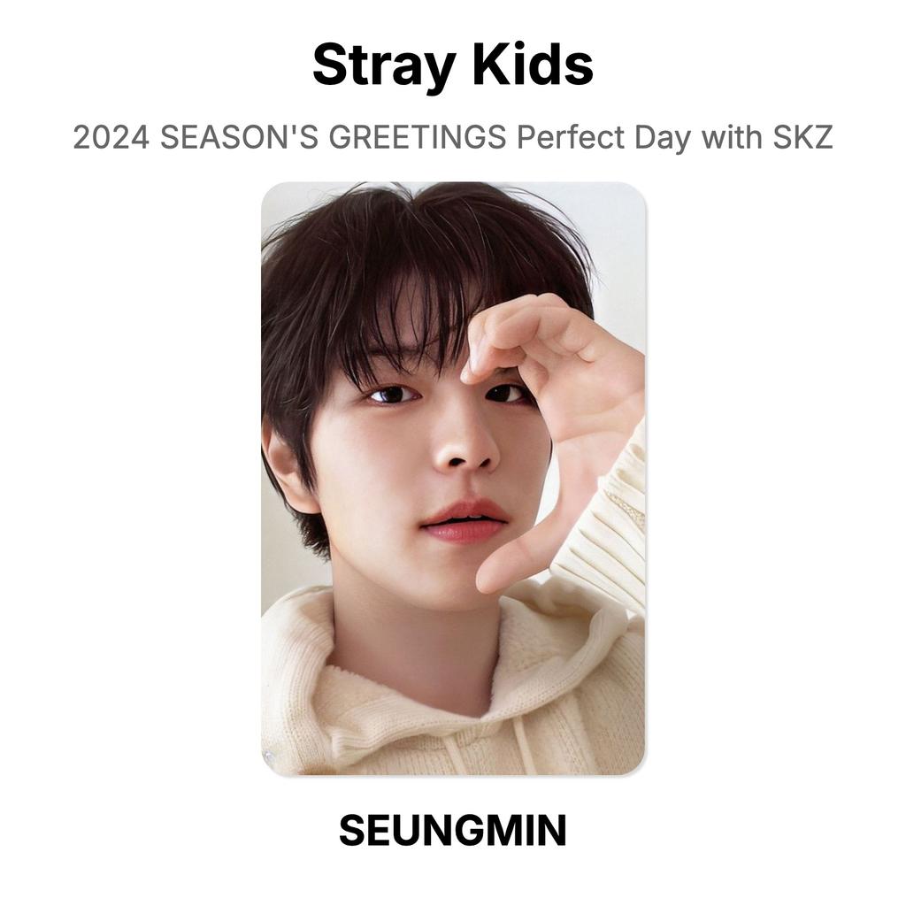 Stray Kids 2024 SEASON'S GREETINGS Perfect Day with SKZ Official Photocard