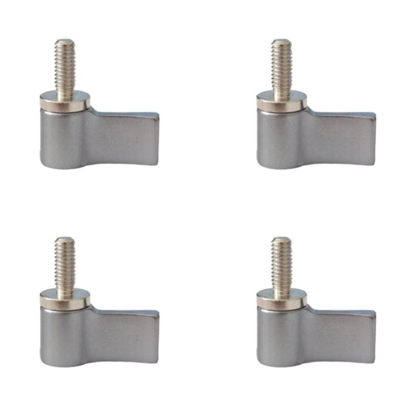 4Pcs/set Adjustable Aluminum L Shaped Mini Handle Screw for Camera Tripods Outdoor Gear