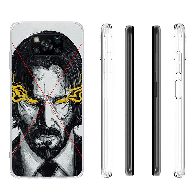 John Wick 4 Movie Phone Case For Xiaomi Poco F7 Ultra X7 X6 Pro X5 Redmi 15 15C 13 13C 12 12C 10 10A 10C 9 9A 9C 9T Shell Poco X