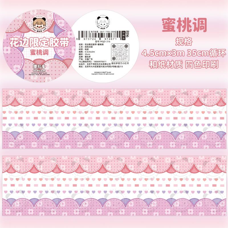 1pcs/1lot Decorative Adhesive tapes Lace limited Masking Tapes cartoon diary Scrapbooking Scrapbooking Stickers
