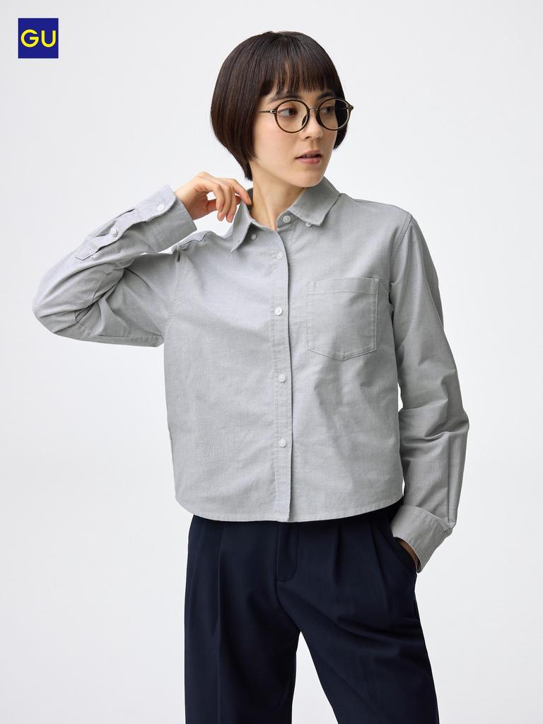 Uniqlo Gu Oxford Short Shirt