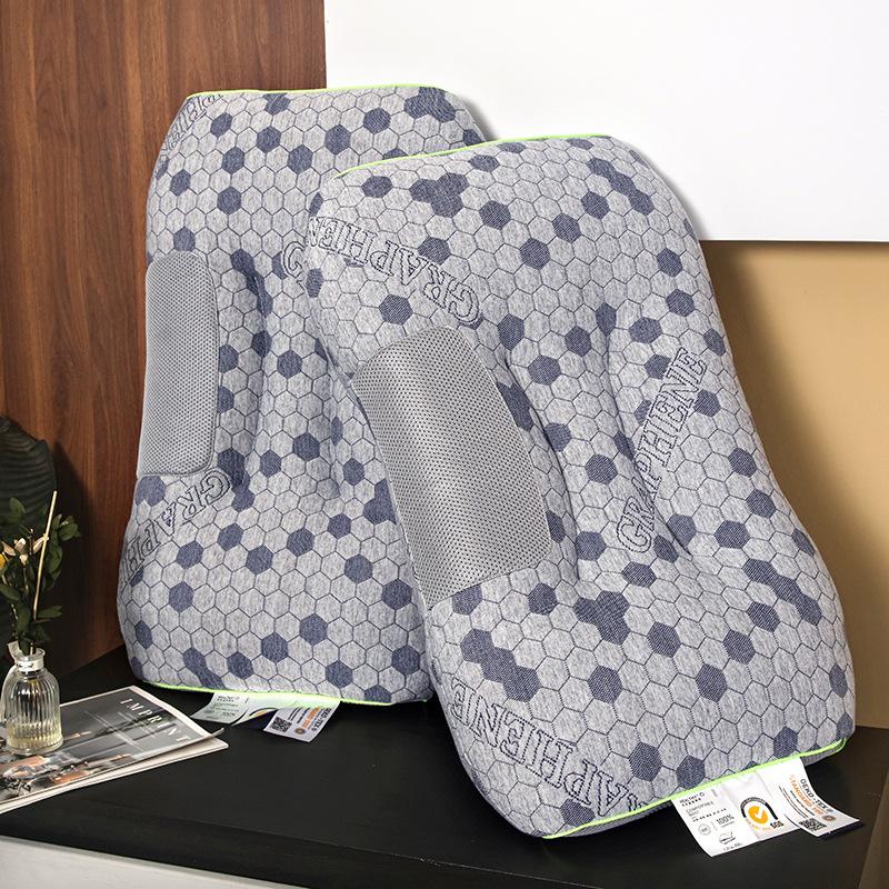 Graphene Latex Pillow New Water Cube Pillow Home Cervical Pillow Adult Pillow Core