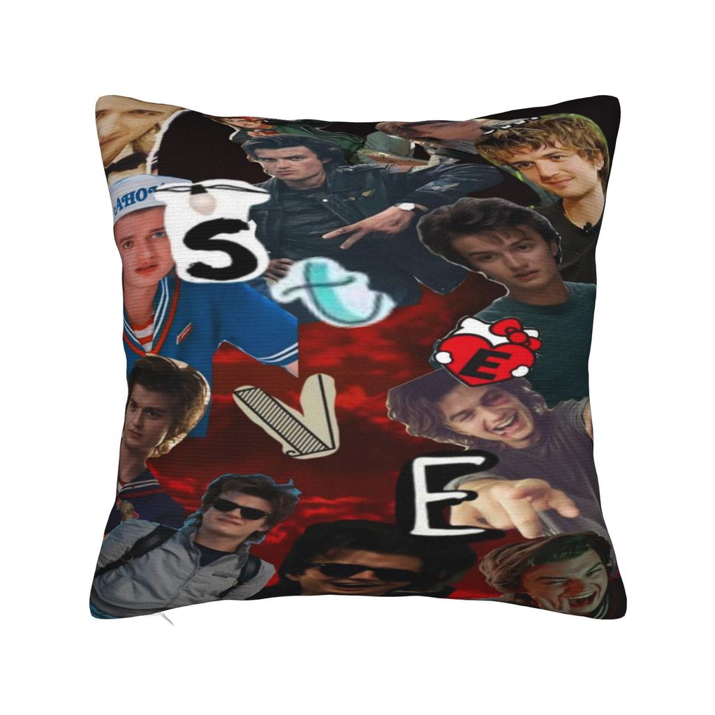 Joe Keery Steve Harrington Pillow Cover Print Cushion Cover Kawaii Pillow Case For Wedding Party Home Decor