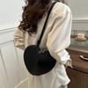 PU Leather Heart Bag Multi-Functional Versatile Design Crossbody Bag Fashionable Style Unique Design Shoulder Messenger Bag