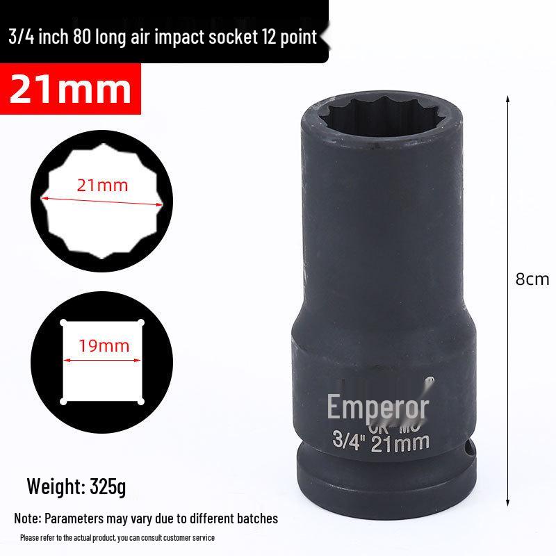 

Сверхмощный 3/4-дюймовый пневматический электрический гайковерт с удлиненной 12-гранной головкой Torx