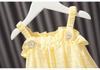 Jolie tenue d'été pour bébé fille de 1 an Ensemble élégant deux pièces débardeur Vêtements frais pour tout-petit