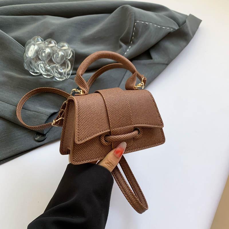 Today's popular fashion mini handbag summer new solid color shoulder messenger bag small square bag women