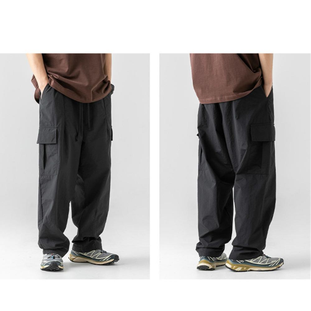 Водоотталкивающие функциональные функциональные брюки с текстурой микро морщин для мужчин — фото 17