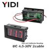 0.56'' Digital LED Display Voltage Meter AC 30-500V AC 10-600V Voltmeter Calibrate Reading DC 3.5-30V DC 0-100V Red Green Blue
