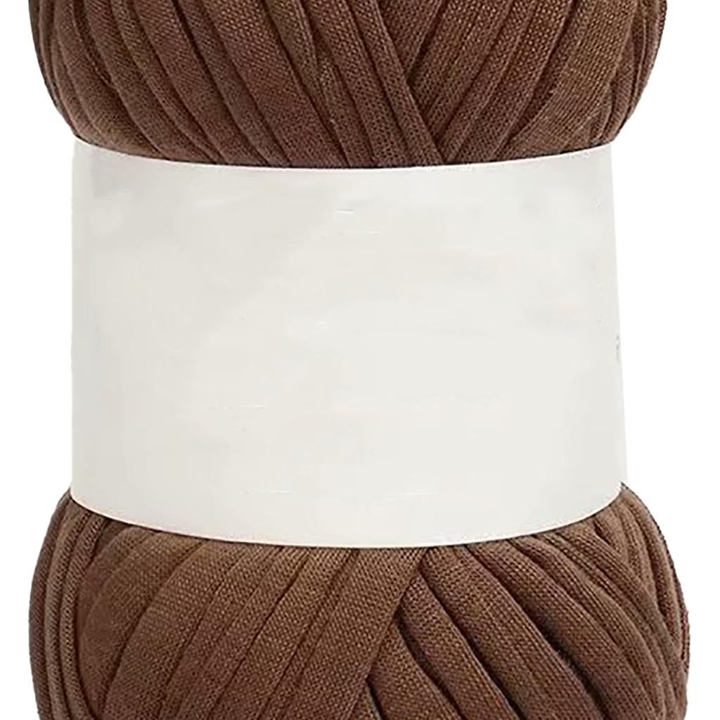 5Pcs Spaghetti Yarn 0.8in Wide Soft Skin Friendly Cotton Bright Color Carpet Yarn for Crocheting Knitting DIY