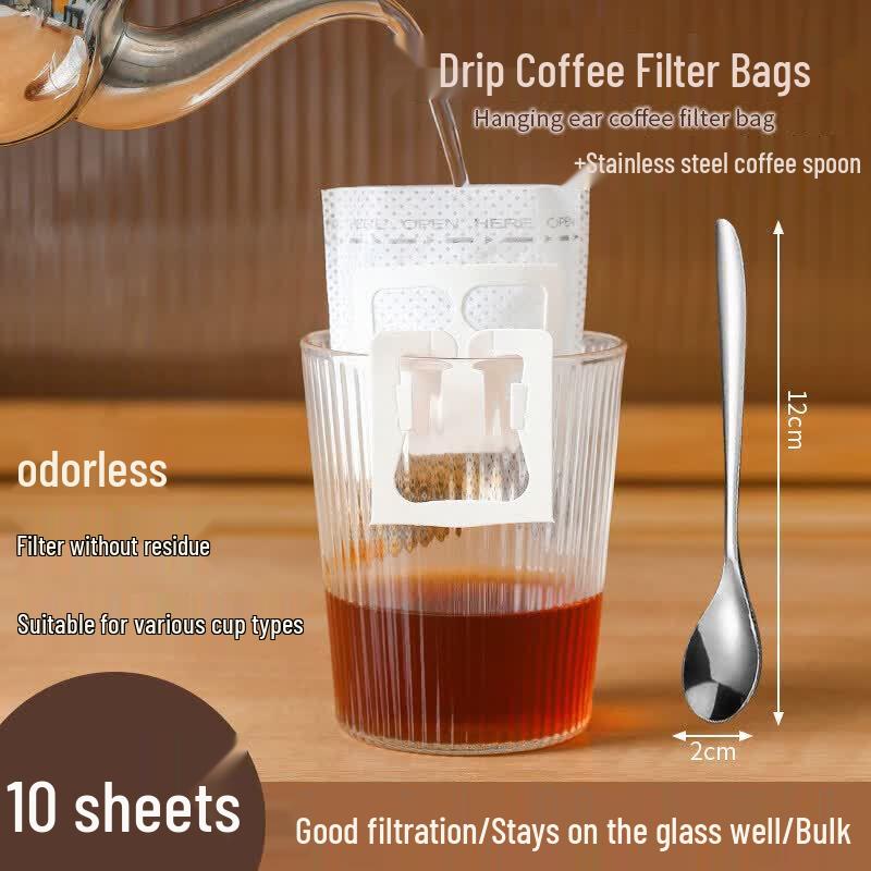 Qiewei Portable Drip Coffee Filter Bags