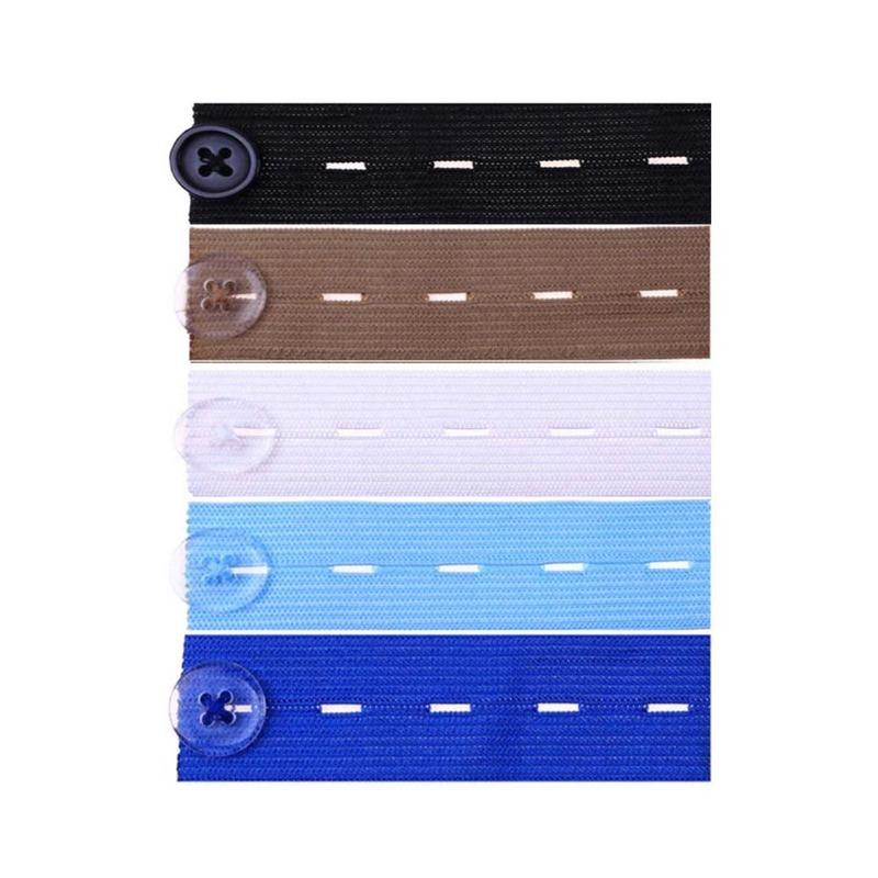 Set da 3 pezzi Estensori Vita Elasticizzati Espansore Vita Regolabile per Uomini e Donne Jeans Pantaloni Estensore Bottone Accessori Abbigliamento Fai da Te