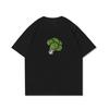 Broccoli Cotton Short-sleeved T-shirt Mens Summer Student Loose Versatile Top