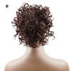 Kurze Pferdeschwanz-Perücke für Damen, gewellt, lockig, Verlängerungsperücken, Hochtemperatur-natürliches Aussehen, Seidenhaar, langlebig, flauschig