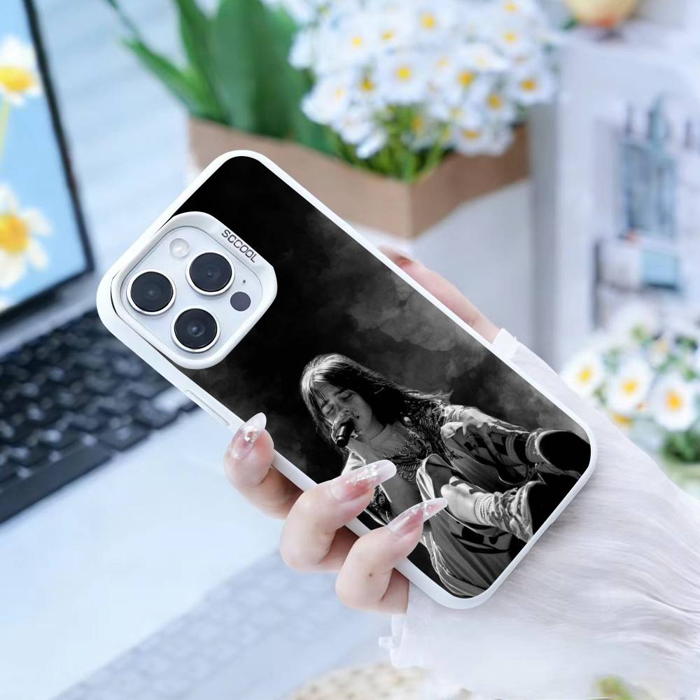 S-Singer B-Billie Eilish  Phone Case For IPhone 16 17 15 14 12 13 Pro Max white Color Shockproof Cover