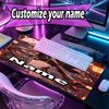 Personalizowana podkładka pod mysz z imieniem i wzorem Genshin Impact, Mata na biurko do laptopa PC, Dekoracyjna mata na biurko do domu, Podkładka pod klawiaturę, Prezent