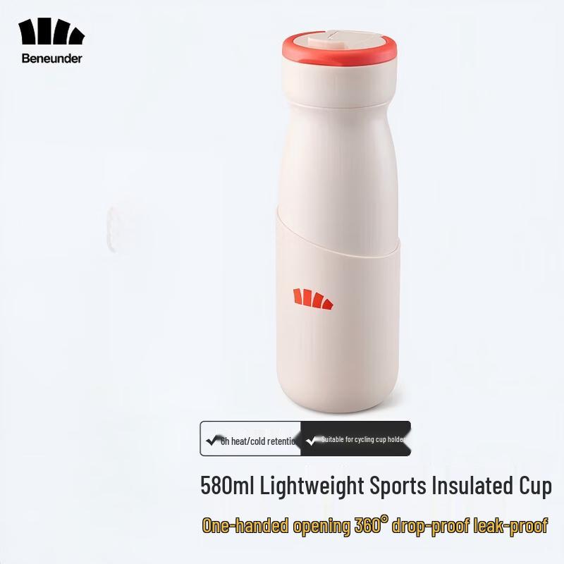 Beneunder LC80324 Insulated Stainless Steel Sport Bottle 580ml