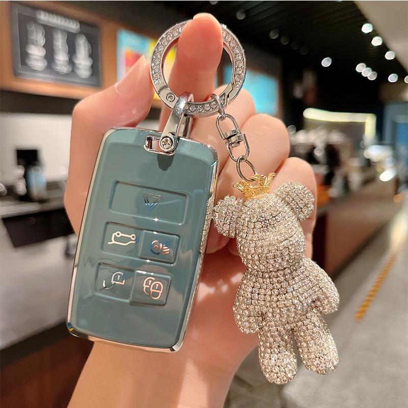 Premium Jaguar Key Case for XEL, XFL, F-Pace, I-Pace, F-Type, and XJ