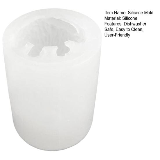 Silicone Ice Cube Tray Highland Cube Mold Flexible Cow Ice Reusable Animal Shaped Ice Maker