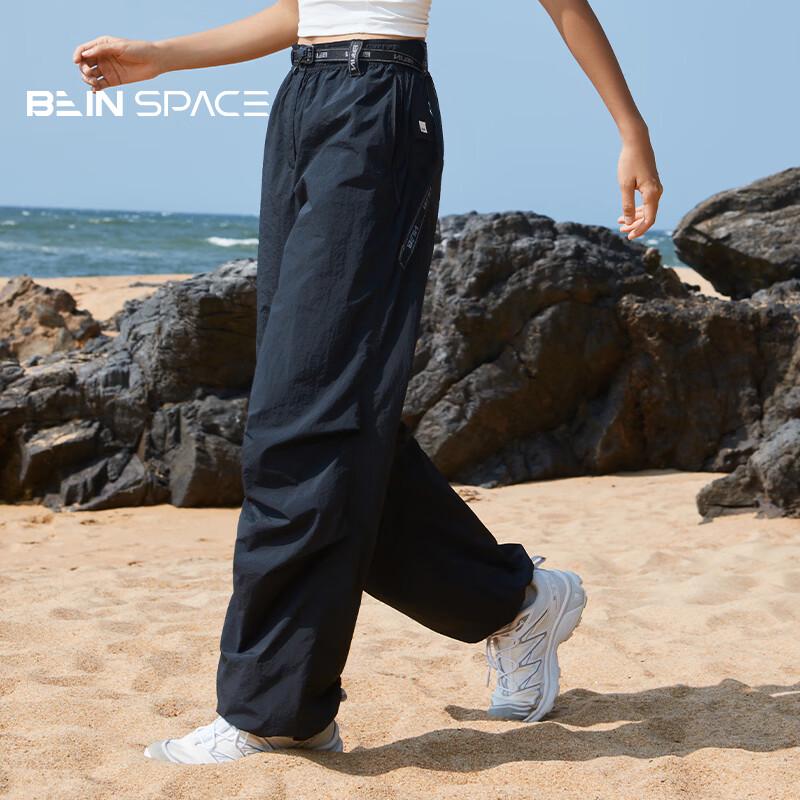 BEIN SPACE Women s Lightweight Outdoor Wide-leg Cargo Pants M