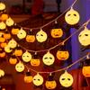 Halloween Pumpkin Lantern Ghost String Lights Decoration for Bar, Mall Events, and Scene Props