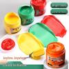 Mali Kids' Waterproof Acrylic Paint Set for Plaster Dolls and Graffiti - White, Sun-Resistant, Colorfast.