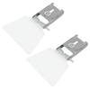 2Pcs Bench Grinder Eyeshield 304 Small Stainless Steel Case Tool Shield Attachment Accessories S