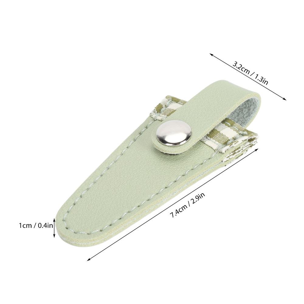 PU Leather Scissors Protective Cover Compact Size PU Leather Scissors Case For Sewing